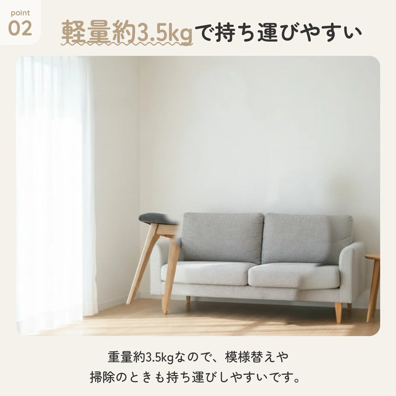 レッドオーク無垢材を使用したスツール 組立不要の完成品 4