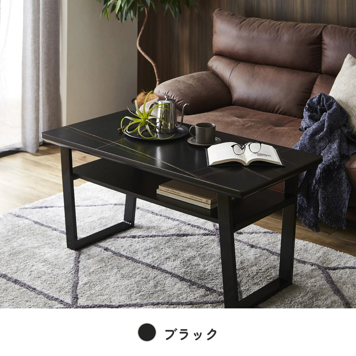 セラミック天板のセンターテーブル キズに強く耐熱性あり 10