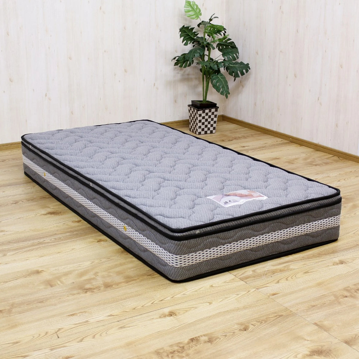 側面ニット生地のポケットコイルマットレス