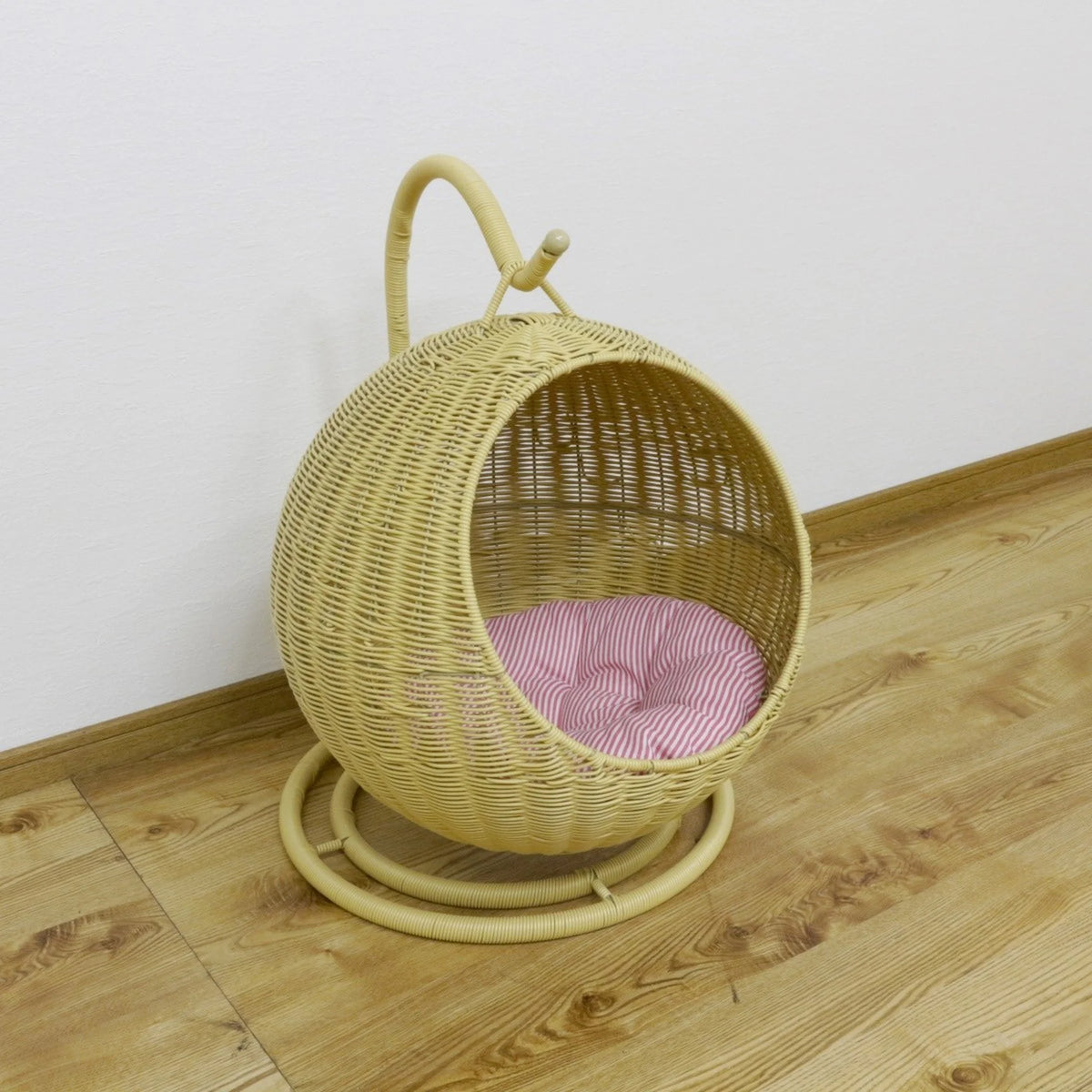 ペット用ハンギングチェア 人工ラタン 猫用 入口径32cm 14