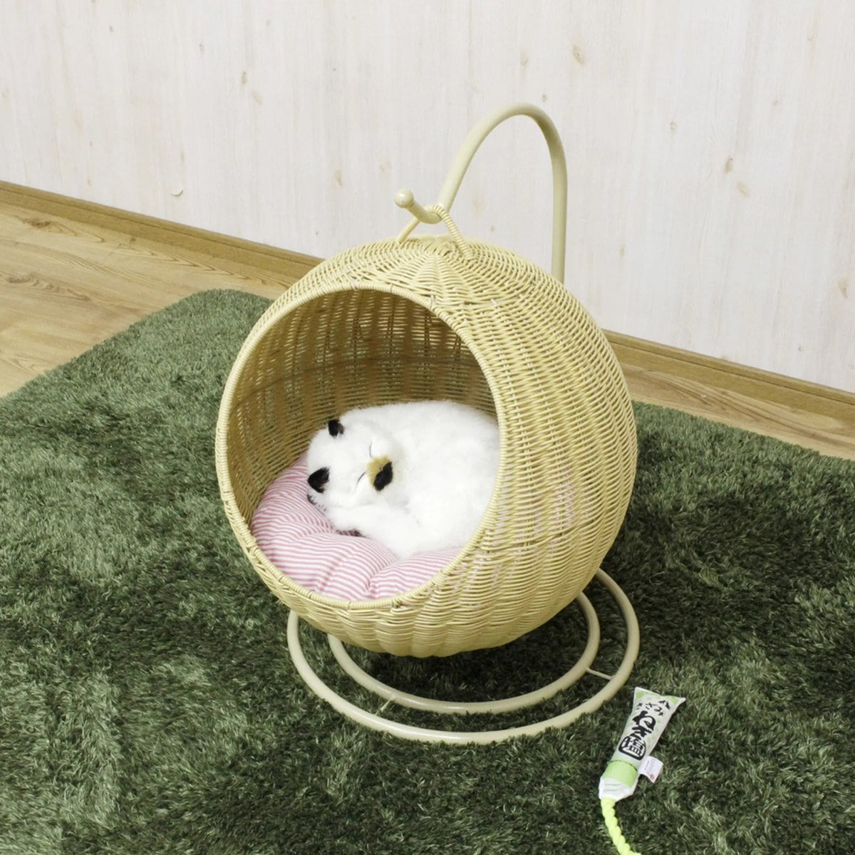 ペット用ハンギングチェア 人工ラタン 猫用 入口径32cm 16