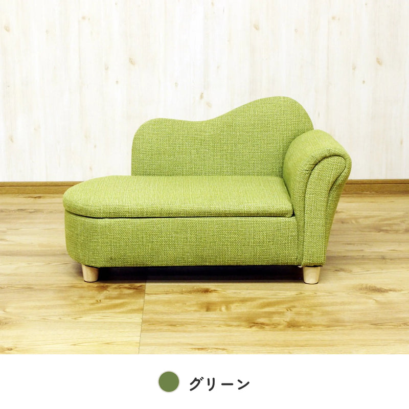 座面下収納庫付きペットソファ 引っかきに強いファブリック生地 17