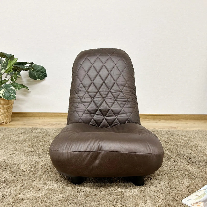 ハイバック脚付き座椅子 ポケットコイル入り ファブリックレザー 8